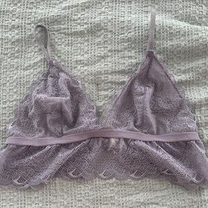 Aerie Lavender Lace Bralette